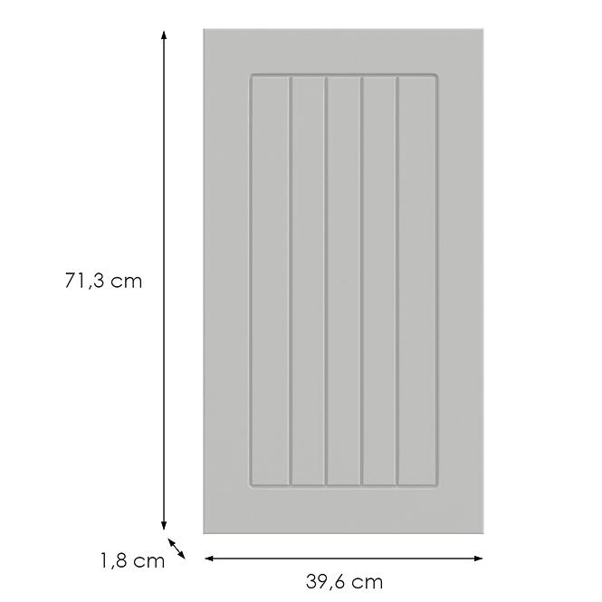 Konyhafront D40(L/P)  H5 K252 Fehér Gr I,2