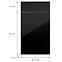 Konyhafront D40s1(L/P) L9 K165 Fekete Hg Griii,2