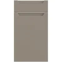 Konyhafront D40s1 P  Q2 K204 Capuccino Matt Gri