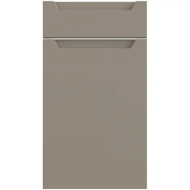 Konyhafront D40s1 L Q2 K204 Capuccino Matt Gri