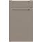 Konyhafront D40s1 L Q2 K204 Capuccino Matt Gri