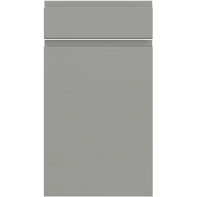 Konyhafront D40s1 L T8 K261 Szürke Matt Grii