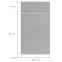 Konyhafront D40s1(L/P) L9 K268 Szürke Hg Griii,2