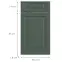 Konyhafront D40s1(L/P)  V6 K274 Zöld labrado Gr,2