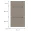 Konyhafront D40s3 Q2 K204 Capuccino Matt Gri,2