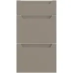 Konyhafront D40s3 Q2 K204 Capuccino Matt Gri