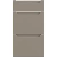 Konyhafront D40s3 Q2 K204 Capuccino Matt Gri