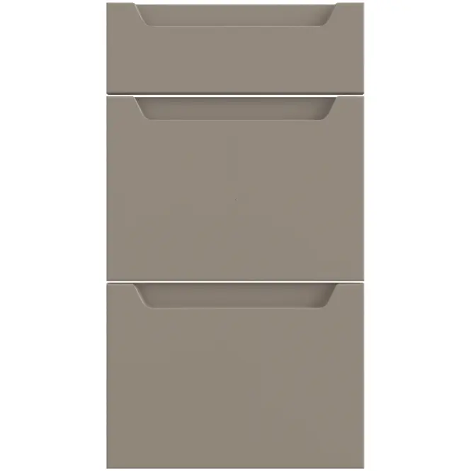 Konyhafront D40s3 Q2 K204 Capuccino Matt Gri
