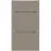 Konyhafront D40s3 Q2 K204 Capuccino Matt Gri