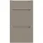 Konyhafront D40s3 Q2 K204 Capuccino Matt Gri