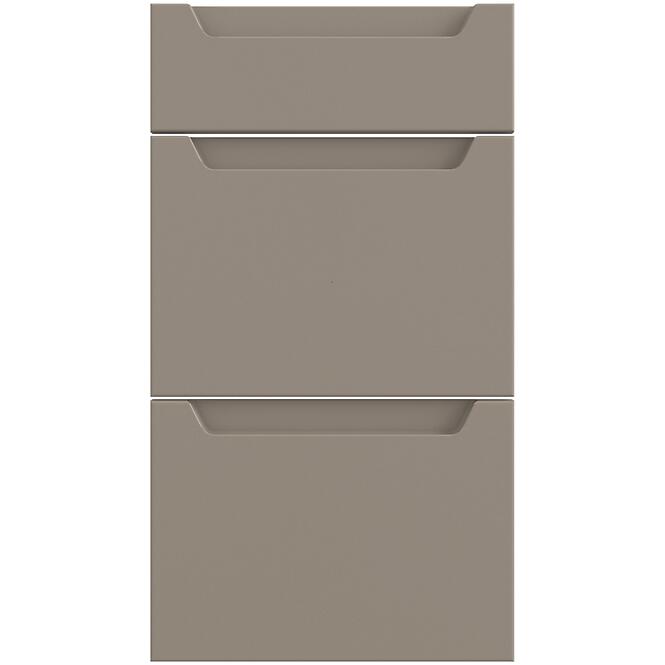 Konyhafront D40s3 Q2 K204 Capuccino Matt Gri