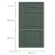 Konyhafront D40s3  V6 K274 Zöld labrado Gri,2