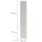 Konyhafront D40spwn(L/P) L9 K900 Bianco Hg Griii,2