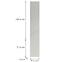 Konyhafront D40spwn(L/P) L9 K900 Bianco Hg Griii,2