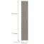 Konyhafront D40spwn P Q2 K204 Capuccino Matt Gri,2