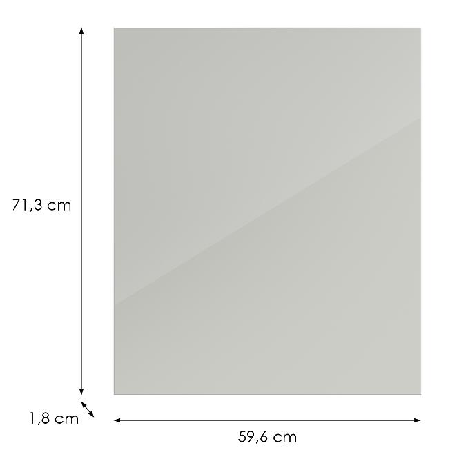 Konyhafront D60(L/P) L9 K900 Bianco Hg Griii,2