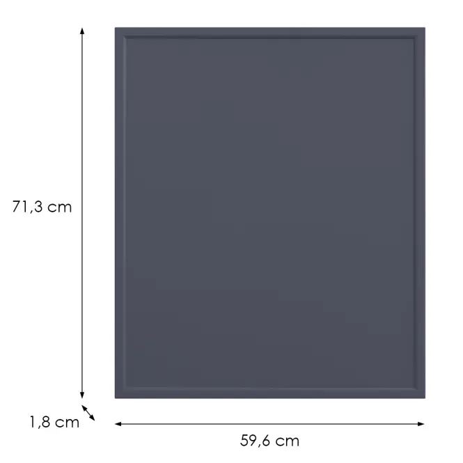 Konyhafront D60(L/P) O6 K273 Gránát Gri