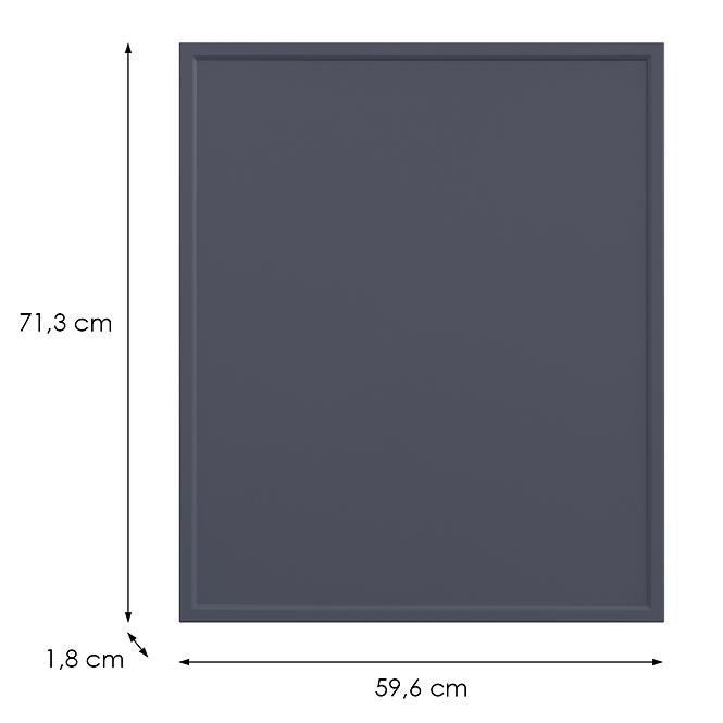 Konyhafront D60(L/P) O6 K273 Gránát Gri,2
