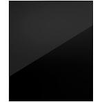Konyhafront D60(L/P)L9 K165 Fekete Hg Griii