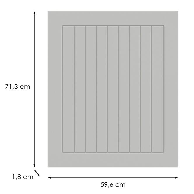 Konyhafront D60(L/P)  H5 K252 Fehér Gr I,2