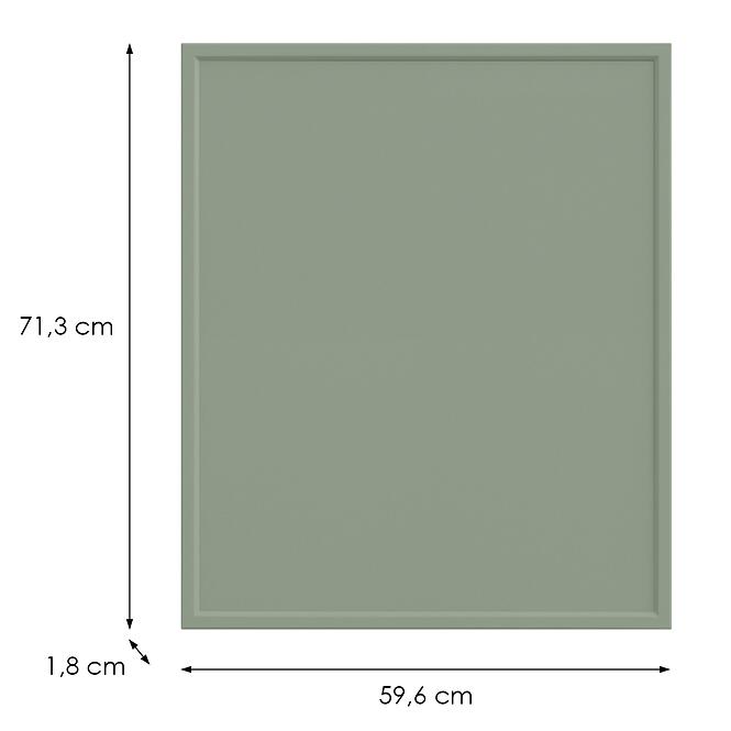Konyhafront D60(L/P)  O6 K-279 Olíva Grii