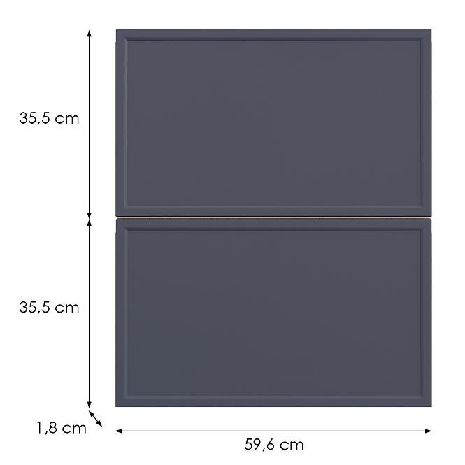 Konyhafront D60in O6 K273 Gránát Gri
