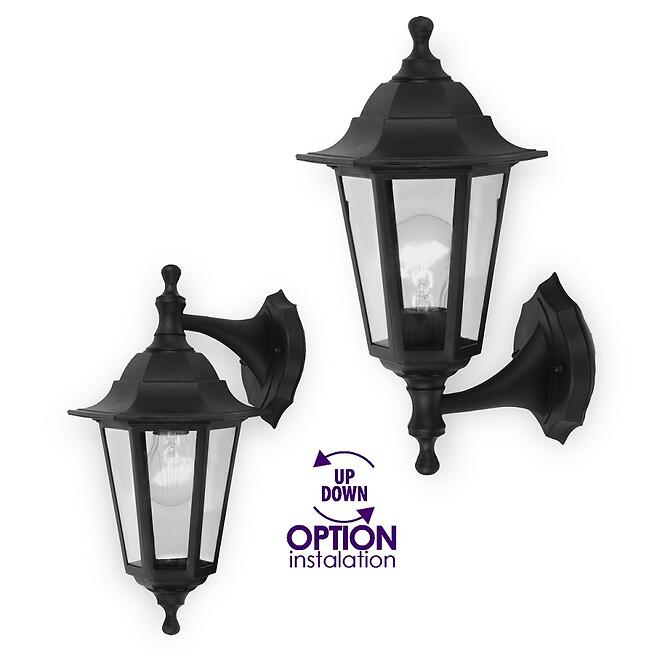 Lámpa HALDIN 2W1 66879 BLACK KGD1