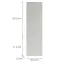 Konyhafront D60r(L/P) L9 K900 Bianco Hg Griii,2