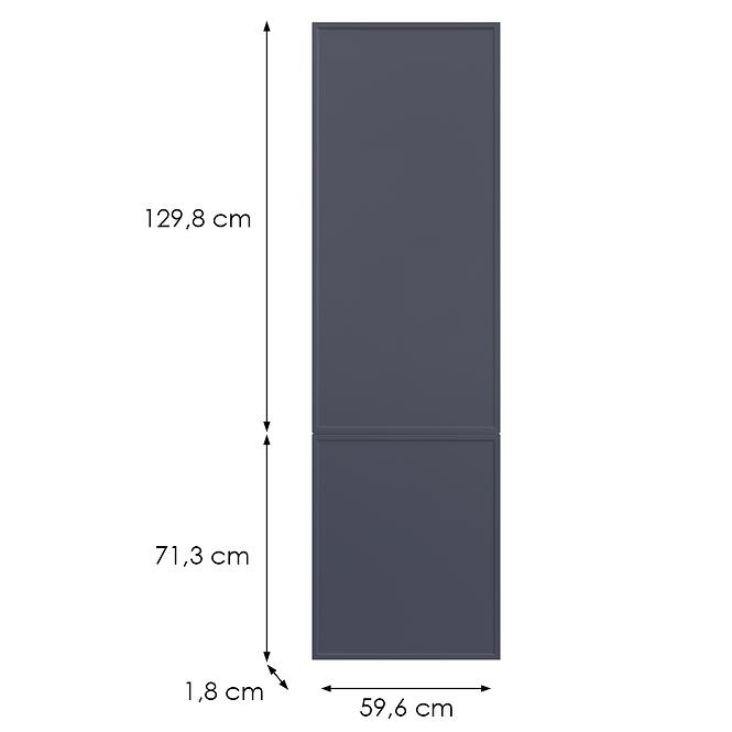 Konyhafront D60r(L/P) O6 K273 Gránát Gri