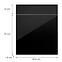 Konyhafront D60s1(L/P) L9 K165 Fekete Hg Griii,2