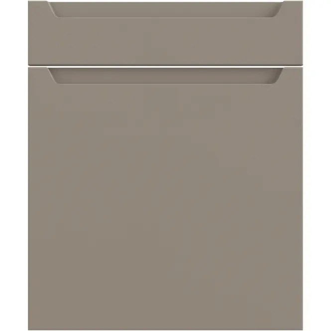 Konyhafront D60s1 P Q2 K204 Capuccino Matt Gri