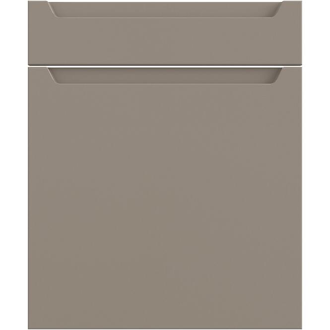 Konyhafront D60s1 P Q2 K204 Capuccino Matt Gri