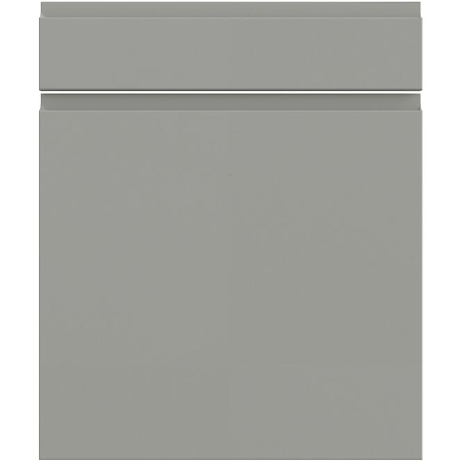 Konyhafront D60s1 L T8 K261 Szürke Matt Grii