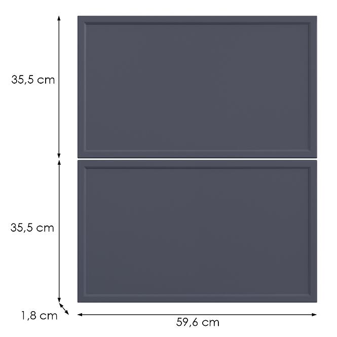 Konyhafront D60s2 O6 K273 Gránát Gri