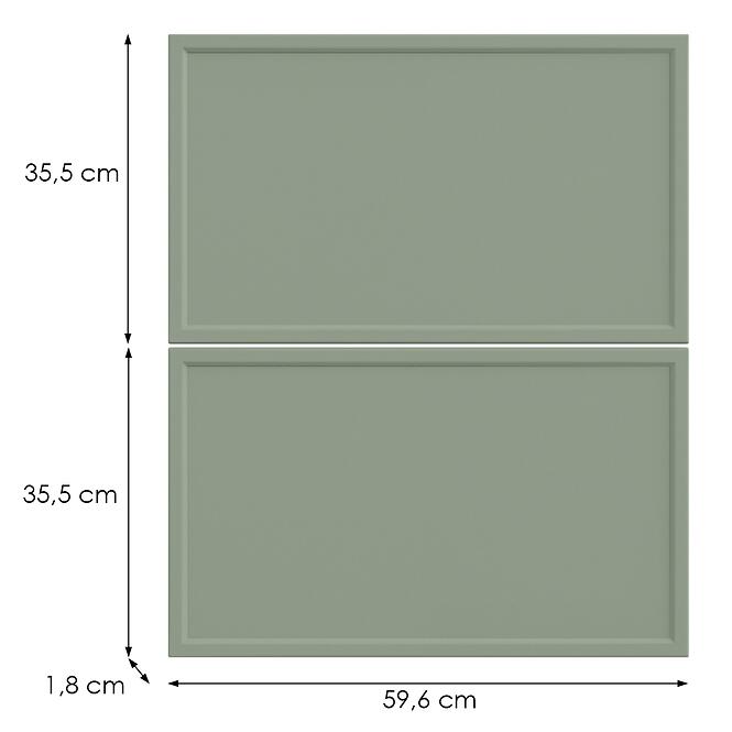 Konyhafront D60s2 O6 K-279 Olíva Grii