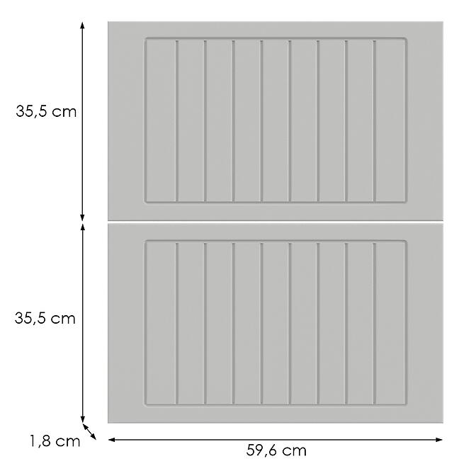 Konyhafront D60s2+1  H5 K252 Fehér Gr I