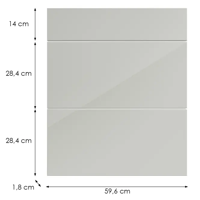 Konyhafront D60s3 L9 K900 Bianco Hg Griii,2