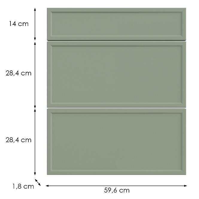 Konyhafront D60s3 O6 K-279 Olíva Grii,2