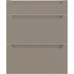 Konyhafront D60s3  Q2 K204 Capuccino Matt Gri