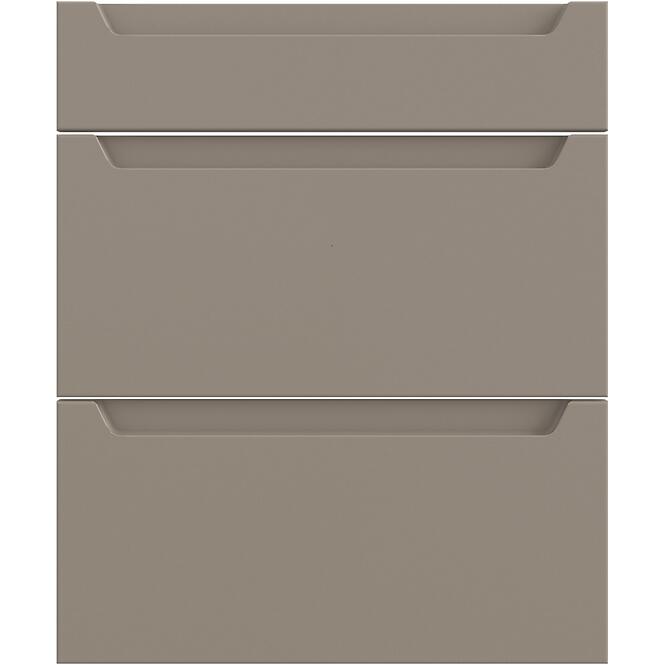 Konyhafront D60s3  Q2 K204 Capuccino Matt Gri
