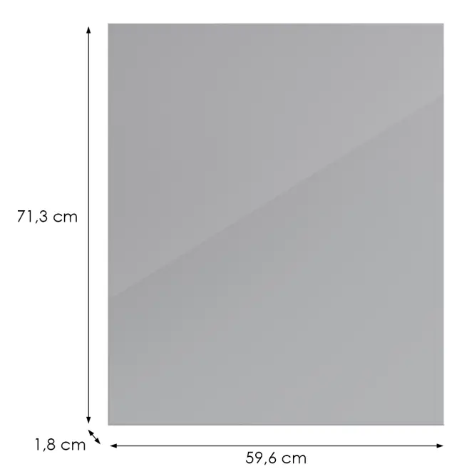 Konyhafront D60zs L9 K268 Szürke Hg Griii,2