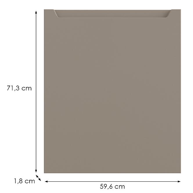 Konyhafront D60zs Q2 K204 Capuccino Matt Gri,2
