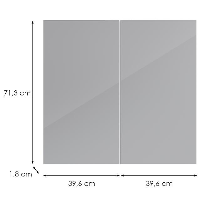 Konyhafront D80 L9 K268 Szürke Hg Griii,2