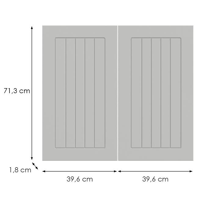 Konyhafront D80  H5 K252 Fehér Gr I,2