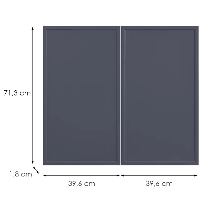 Konyhafront D80z O6 K273 Gránát Gri,2