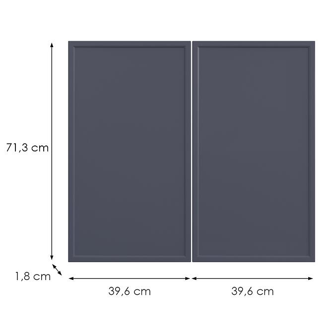 Konyhafront D80z O6 K273 Gránát Gri,2