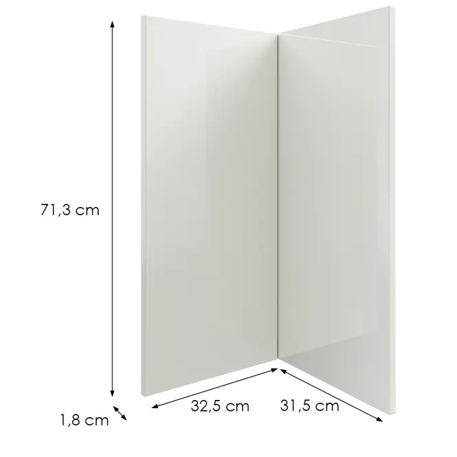 Konyhafront D90n L9 K900 Bianco Hg Griii,2