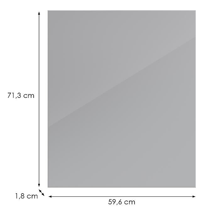 Konyhafront D60fzw L9 K268 Szürke Hg Griii,2