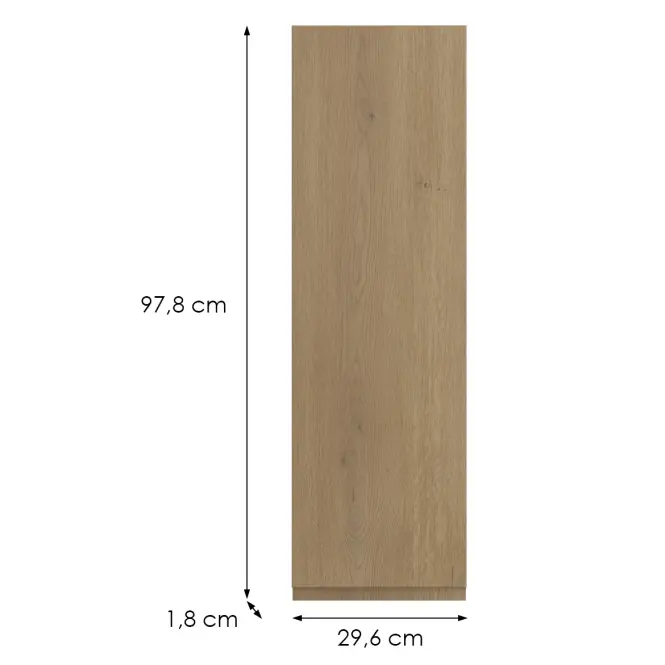 Konyhafront G30(100) L T8 K282 Dub Cremona Grii,2