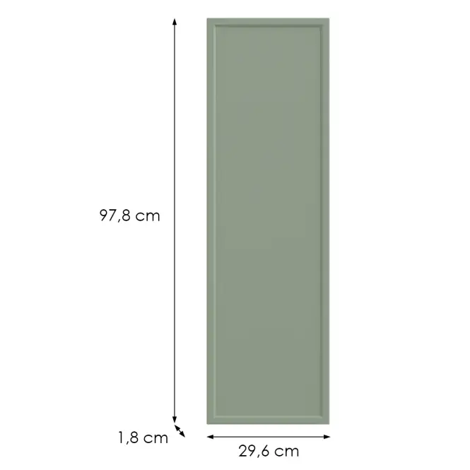 Konyhafront G30(100)(L/P) O6 K-279 Olíva Grii,2